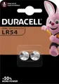 20 Duracell LR54 Alkaline Knopfzelle Batterien im 2er Blister