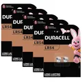 5x Duracell LR54 V10GA AG10 10GA 389 LR1130  Knopfzelle Batterie 2er Blister