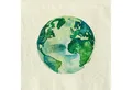 Fasana Papierserviette 20 Servietten Gras One Earth 33x33cm, (20 St)