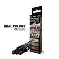 AK RCM107 German Tank Innenfarben - Set 3 Marker in Real Colors