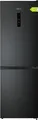 Kühl-Gefrierkombination RB390N4BFC schwarz 304L NoFrost C 186cm Metall Tür