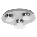 Ledvance LED Smart+ Badezimmerleuchte Orbis Chrom rund Ø30cm IP44 18W 1800lm TW 3000-6500K Dimmbar App Google Alexa WiFi