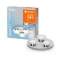 LEDVANCE Smart LED Badezimmerlampe chrome, 18W, 1800LM, 3000-6500K, 30cm, IP44, Orbis Round Wandleuchte, Badezimmerleuchte mit Wifi Technologie, dimmbar, steuerbar über App und Sprachassistenten