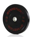 Gymstick 15kg Olympiascheibe Schwarz 15 kg Schwarz 15 kg