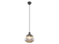 TRIO Leuchten LED Pendelleuchte, Dimmfunktion, LED wechselbar, warmweiß, klein-e Lampenschirm-e hängend einflammig über-n Esstisch & Bett Ø22cm