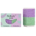 Bellody® Minis - Kleine Mini Haargummis für stylische Flechtfrisuren & kleine Zöpfe (20 Stück - Türkis/Violett) - Damen Haargummis in verschiedenen Farben