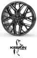 4x Keskin KT25 8,5x20 5/120,0 ET30 Palladium Painted