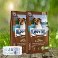 Happy Dog MINI Supreme Canada 2 x 4 kg = 8 kg + Happy Dog Futternapf geschenkt
