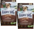 Happy Dog Sensible Mini Canada (€ 7,12/kg) Lachs Kaninchen Lamm: 2 x 4 kg = 8 kg
