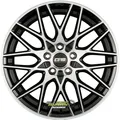 2x CMS C25 diamond black 8.5x19 ET52 - LK5/112 ML57.1 Felge Alu