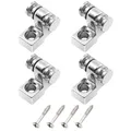 Musiclily Vintage Roller Guitar String Trees Guides Saitenniederhalter String Retainers für Strat Straocaster Tele Telecaster E-Gitarre, Chrom(4 Stück)