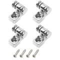 musiclily 4pcs Chrom Metall Roller gitarre-zeichenfolge-baum Saiten Guide Halter