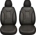 Schonbezüge Sitzbezüge für Ford Fiesta MK 7 Bj 2008-16 in Schwarz PS804