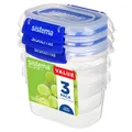 1-32x Sistema Frischhaltedose KLIP IT PLUS, 400 ml, blau, 3er Set BIS 44% RABATT