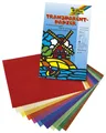 Folia 810Transparentpapier - Mappe, 18,5 x 29,7 cm, 42 g/qm, 10 Farben sortiert