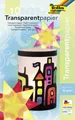 Folia Transparentpapiermappe 42g/m² 18,5x29,7cm, 10 Blatt, farbig sortiert