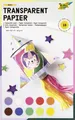 folia Transparentpapiermappe, 185 x 297 mm, 10 Blatt