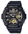 Casio Youth Analog Digital Resin Black Dial Quartz AEQ-120W-9AV 100M Men's Watch