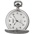 Regent Herren Taschenuhr Analog Gehäuse grau URP725