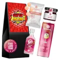Corasol Feinkost Geschenkset Hugo-Mix - Super Mom mit Hugo Secco, Kir Royal Konfitüre, Rosenkuss-Likör, Bellini Style Bonbons