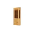 Woodford Eckvitrine  Dio , holzfarben , Maße (cm): H: 209