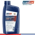 EuroLub 1 l Bremsflüssigkeit DOT4 Brake Fluid DOT4  ISO 4925 (Class 4)