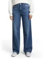 Tom Tailor Damen 1047855 TTMADINA Wide Leg Jeans, 10281 - Mid Stone Wash Denim, 30W / 30L EU