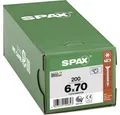 SPAX Schraube SPAX 1191010600705 Holzschraube 6 mm 70 mm T-STAR plus Stahl WIROX