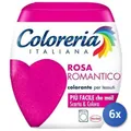 6x Bundle Coloreria Farbmittel Textilien Stofffärbung Rosa