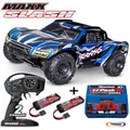 Traxxas TRX102076 MAXX-SLASH 6S 4x4 blau 1/8 SPARSET 2x 5000 Lipo 3S Doppellader