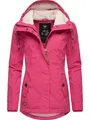 Ragwear Winterjacke Monade Damen Winterparka mit Kapuze und m. Fleece gefüttert