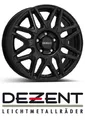 4x Dezent KH 7x17 5/114,3 ET45 Black
