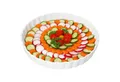 MamboCat Quicheform Quicheform Veggi weiß Ø28cm 1L Backform Kuchen Tarte Pie Porzellan