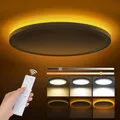 Tyreses LED Deckenleuchte Dimmbar 36W, Deckenlampe mit Fernbedienung, 1800K Dimmbar Nachtlicht, Panel 3000K-6500K für Schlafzimmer, Kinderzimmer, Wohnzimmer, Flure, Küche,Badezimmer, Ø40cm