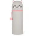 Legami 2-in-1-Federmäppchen aus Silikon - Kawaii "Kitty"