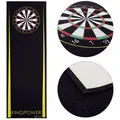 Kingpower Dartmatte Darts Turnier Matte Dartteppich Dart Matte Dartmatte 237 x 80 cm Gelb