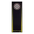 Kingpower Dart Teppich Gelb Matte Steeldart Dartpfeile Dartboard Zubehör Dartteppich Target Oche Darts Abwurflinie Schutz Gummi Boden Dartscheibe 237 x 80 cm