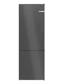 Bosch KGN49OCAF, Serie 4, XXL Kühl-Gefrier-Kombination Freistehend, 203 x 70 cm, 311 L Kühlen & 129 L Gefrieren, Green Collection, Total No Frost, Extra leise, VtaFresh XXL, Perfect Fit, Anthrazit