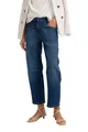 bugatti Damen Barrel Jeans aus Baumwolle mit Stretch, aufgesetzte Taschen