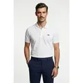Lacoste Poloshirt Polokragen, Jersey-Qualität, gesticktes Krokodil auf der Brust weiß L