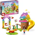 LEGO 10787 Gabby's Dollhouse Kitty Fees Gartenparty Puppenhaus Spielzeug Set mit Gabby, Pandi und Kitty Fee Figuren mit Baumhaus, Schaukel, Rutsche... - Bunt