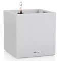 Lechuza Pflanzgefäß CANTO Stone 30 low quarzweiß 30x30x30 cm
