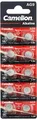 Camelion 12051009 - Alkaline Knopfzellen-Batterie ohne Quecksilber AG9/LR45/LR936/394 mit 1,5 Volt, 10er Set, Kapazität 50 mAh