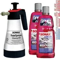 SONAX XTREME RichFoam Schaum-Shampoo 2x 1L Reinigungsschaum inkl. FoamSprayer