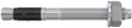 fischer Bolzenanker FAZ II Plus 10/30 gvz galvanisch verzinkt Bohrernenndurchmesser: 10 mm|Gewinde: M10 mm|Max. Anbauteildicke (reduziert): 50 mm|Gewinde: M10 x 73 mm