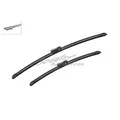 1x Bosch Scheibenwischer Set vorne für Audi BMW Jaguar | 980473