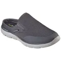 Skechers SUMMITS Clog, Sommerschuh, Schlappen, Urlaub, im sportiven Look grau 46 EU