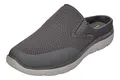 Skechers Herren Summits Vindicator Turnschuhe, Charcoal Textile/Trim, 46 EU