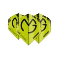 WINMAU MvG Michael Van Gerwen Mega Standard Schwarz und Grün Dart Flights - 1 Sätze pro Packung (3 Flights insgesamt)