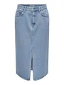 ONLY Damen Röcke 15319268 Light Blue Denim L